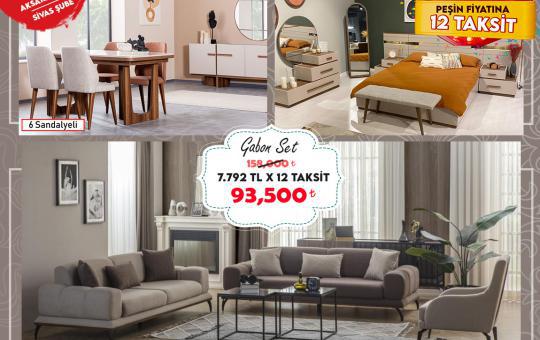 GABON DÜĞÜN PAKETİ (PEŞİN.FİYATINA 12TAKSİT)